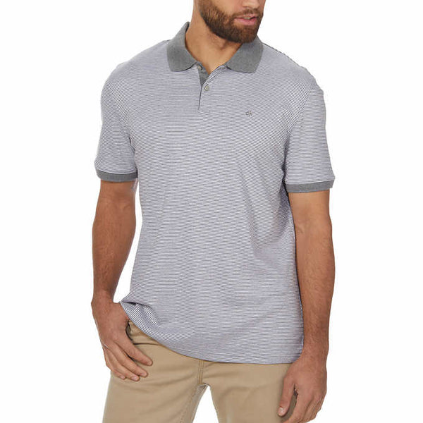 Calvin Klein Men's Liquid Cotton Polo