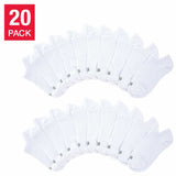 Ladies' No Show Sock, 20-pair