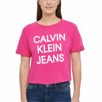 Calvin Klein Jeans Ladies' French Terry Logo Top