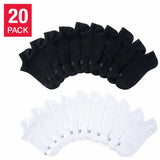 Ladies' No Show Sock, 20-pair